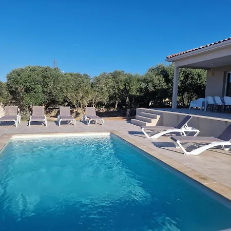 Neuve Piscine Privee Chauffee Бонифачо